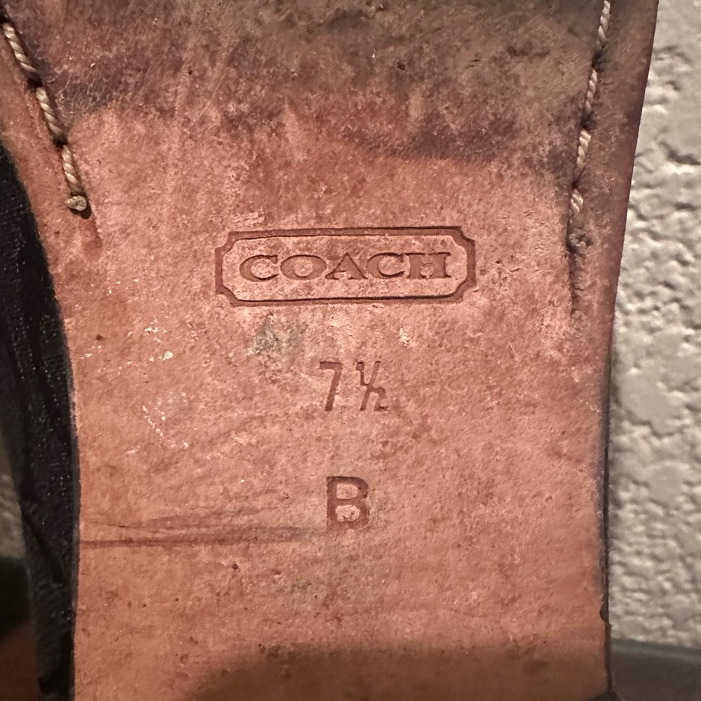 Coach Black Signature Esther Horsebit Loafers - Picture 14 of 16